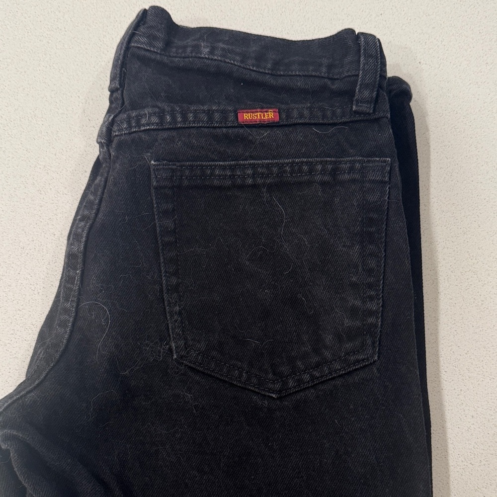 Rustler Men's Dark Gray Relaxed Jeans